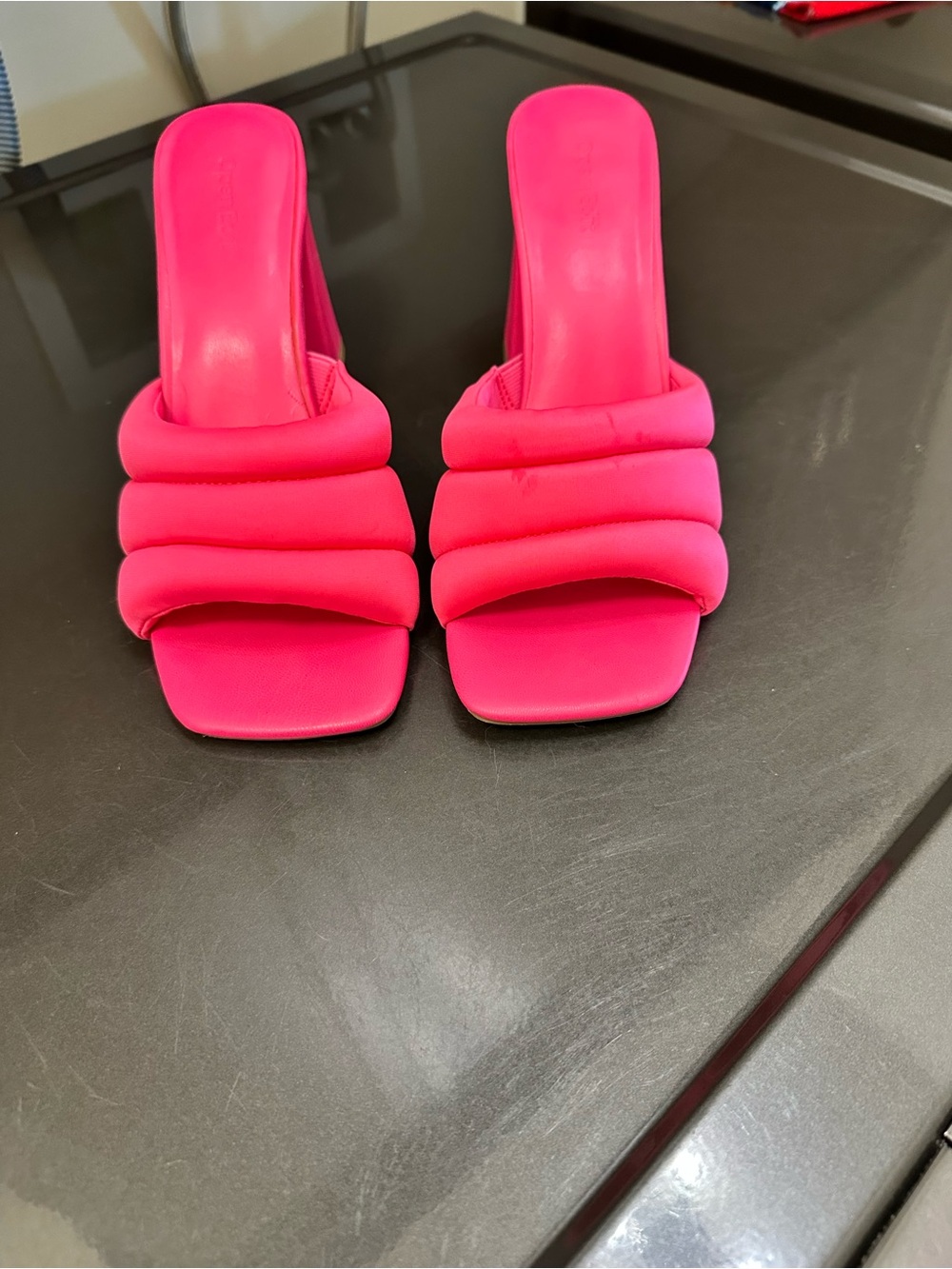 Open Edit “Sheena” Punch Pink Heeled Sandals 9M
WORN ONCE